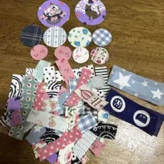 ハンドメイド布シール、ファブリックシール