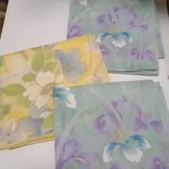 花柄ハンカチ3枚セット(和柄)