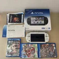 すぐ遊べるセット】PS Vita 本体 ブラック ソフト3本付き - メルカリ