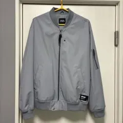 ZARA MA-1 フライトジャケット グレーのサムネイル