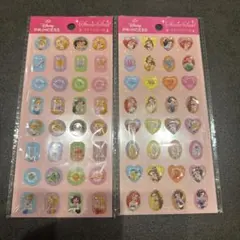 2種セット ★ ディズニー プリンセス ストーンシール