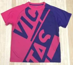 VICTAS 半袖Tシャツ XLサイズ☆ピンク/パープル