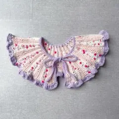 ハンドメイド かぎ針編み つけ襟