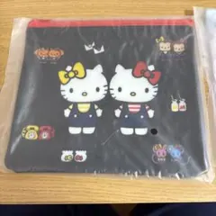 ハローキティ 50周年一番くじ D賞 フラットポーチ2個セット