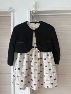 リボン柄フォーマルドレス 120cm 組曲