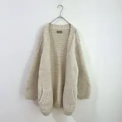 3844【todayful】トゥデイフル　ハンドニットカーディガン　３８