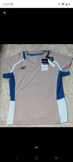YONEX ゲームシャツ バドミントン テニス 0サイズ