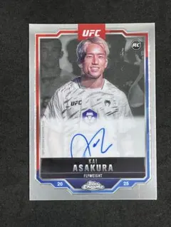 Topps Chrome UFC 朝倉海 ルーキー直筆サイン