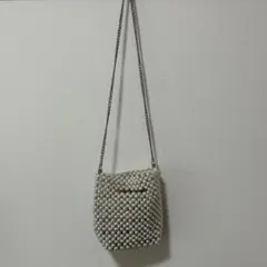 ZARA パールバッグ