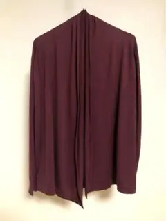 極美品JOHN SMEDLEY ウールカーディガン S  ボルドー
