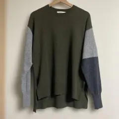 ENFÖLD 長袖セーター 38サイズ オリーブグリーン