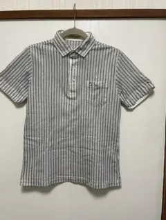 hush puppies ストライプ ポロシャツ Lサイズ