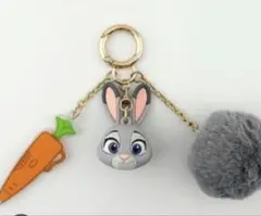 ズートピア ジュディ・ホップス 立体チャームキーホルダー