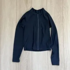 ネイビー フルジップ ラッシュガード