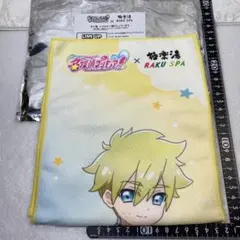 〈名探偵プリキュアx極楽湯〉マフラータオル　ジェット先輩（浴衣）