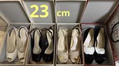 新品　美品　Riz raffinee パンプス サンダル　リズ　セット 23cmのサムネイル