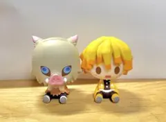 鬼滅の刃 善逸 伊之助 ちょこのっこフィギュア