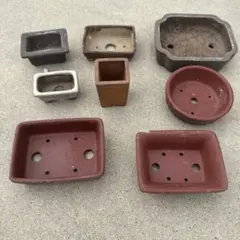 盆栽鉢 ミニ鉢 8点セット 陶器のサムネイル
