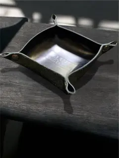 【牛革キップアンチック】レザートレイ