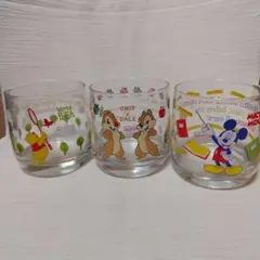 昭和レトロ ディズニー グラス