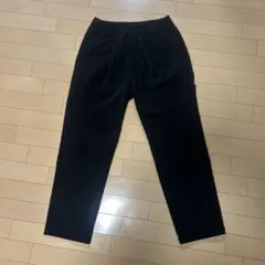 relume コーデュロイ ストレートパンツ 黒