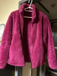 フリースジャケット バーガンディ