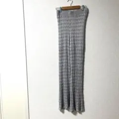 ニット ワイドパンツ