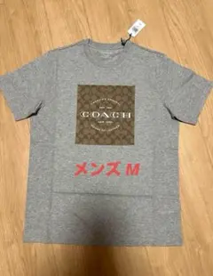 【新品未使用】 COACH グレー Tシャツ メンズ M