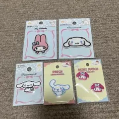 サンリオ　ワッペン　シナモロール　マイメロ