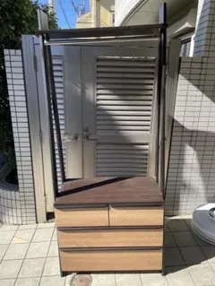 ニトリ 白 ブレザータンス 引き出し有 FSV-34-60 ワードローブ①