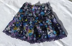 ANNASUI mini 花柄フリルキュロット 130cm