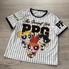 パワーパフガールズ ストライプ Tシャツ 8Y shein