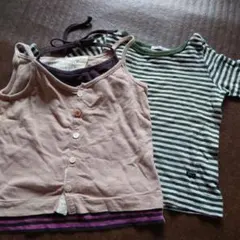 FITH　90 100　キャミソール　ボーダー