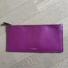 COACH パープル ポーチ