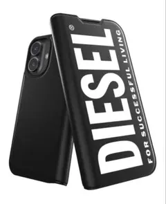 新品　Diesel ディーゼルiPhone16用定番ロゴデザイン手帳型ケースのサムネイル