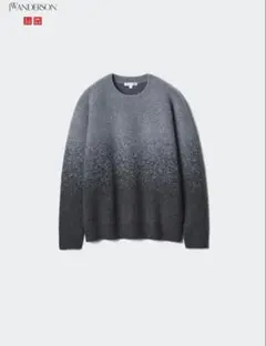 ユニクロ　JW ANDERSON スフレヤーングラデーションクルーネックセーター