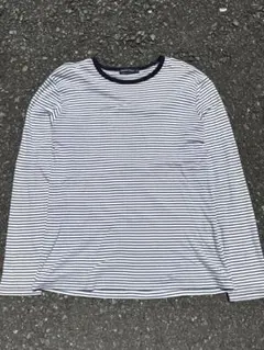 00’s OLD UNIQLO ボーダーロンT y2k 短丈