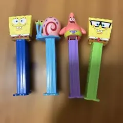 スポンジ・ボブ PEZ ペッツ 4体セット