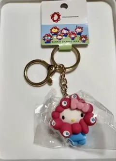 新品　キティ　サンリオ ミャクミャクなりきり立体マスコットカラーキーホルダー
