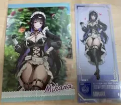 勝利の女神:NIKKE and GALLERYカフェ限定　ミハラ 2点セット