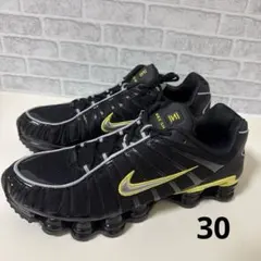 【新品】 ナイキ ショックス TLブラック/メタリックシルバー 30cm