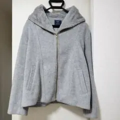 MARBLE WALTZ フード付きグレージャケット