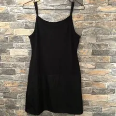 GU ブラック ロングキャミソール　Mサイズ