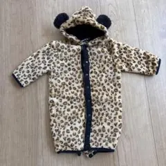 BEEBOX ヒョウ柄ロンパース80cm