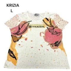 B. by KRIZIA♡Tシャツ　 スパンコール ビーズ　カラフル　Lのサムネイル