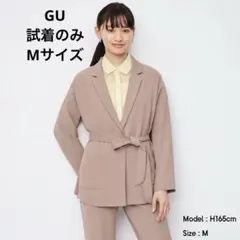 GU ピンク シャツジャケット M