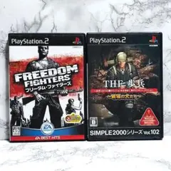 PS2ソフト ミリタリーゲーム 2本セット 【匿名配送・送料無料】