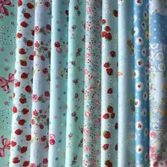 松山敦子さんカットクロス10枚（ブルー）