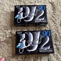 TDK DJ 90 カセットテープ 2パック　2つ