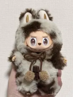 【海外限定】ZIMOMO LABUBUウサギ　耳付き　ぬいぐるみ マスコット① ジモモ zimomo海外限 labubuカラフルウサギ耳ぬいぐるみ